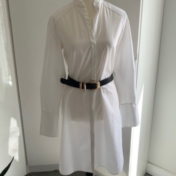 Edun dress shirt white cotton used US4 - Picture 9 of 9